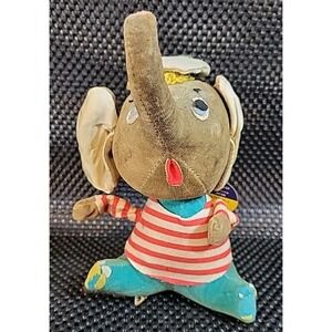Vintage Dakin Dream Pets #368 Ernest Sailor Elephant Plush Stuffed Animal Japan